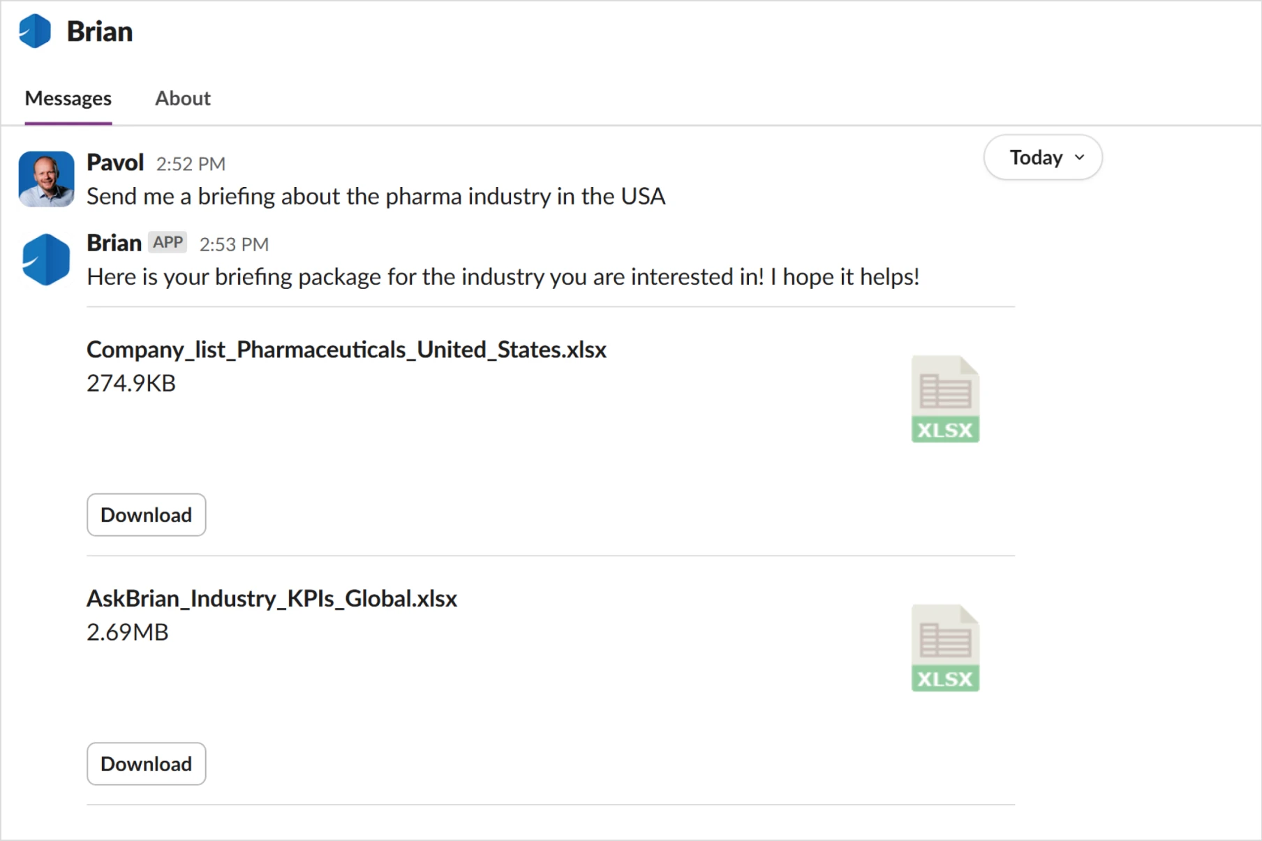 AskBrian x Slack 集成